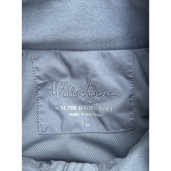 Walter Hagen 11 Golf Windbreaker Rain Jacket Black Men's Size XL - Picture 6 of 11